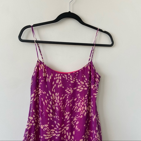 BCBG MAXAZRIA 100% Silk Vintage Ruffle Hem Dress - Picture 5 of 8